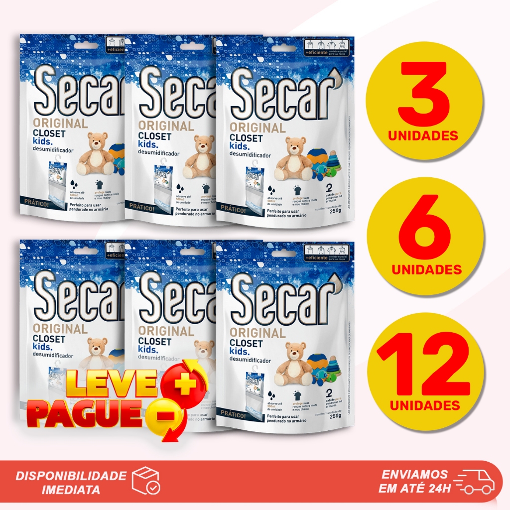 Anti Mofo Desumificador Secar Closet Kids Roupas Armário sem mofo 250g em Oferta na Shopee