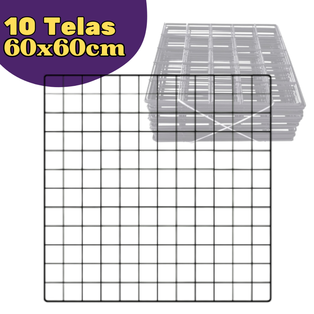 Cercado Pet 10 Telas 60x60 Para Montar