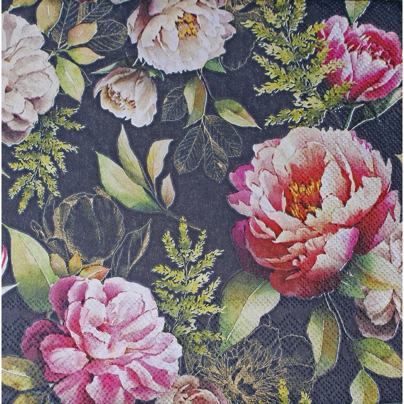 Guardanapo para Decoupage Cod73 - Kit com 02 Unidades Iguais - Guardanapo para Artesanato em madeira, MDF, chinelo, isopor, alumínio, metal e resina.