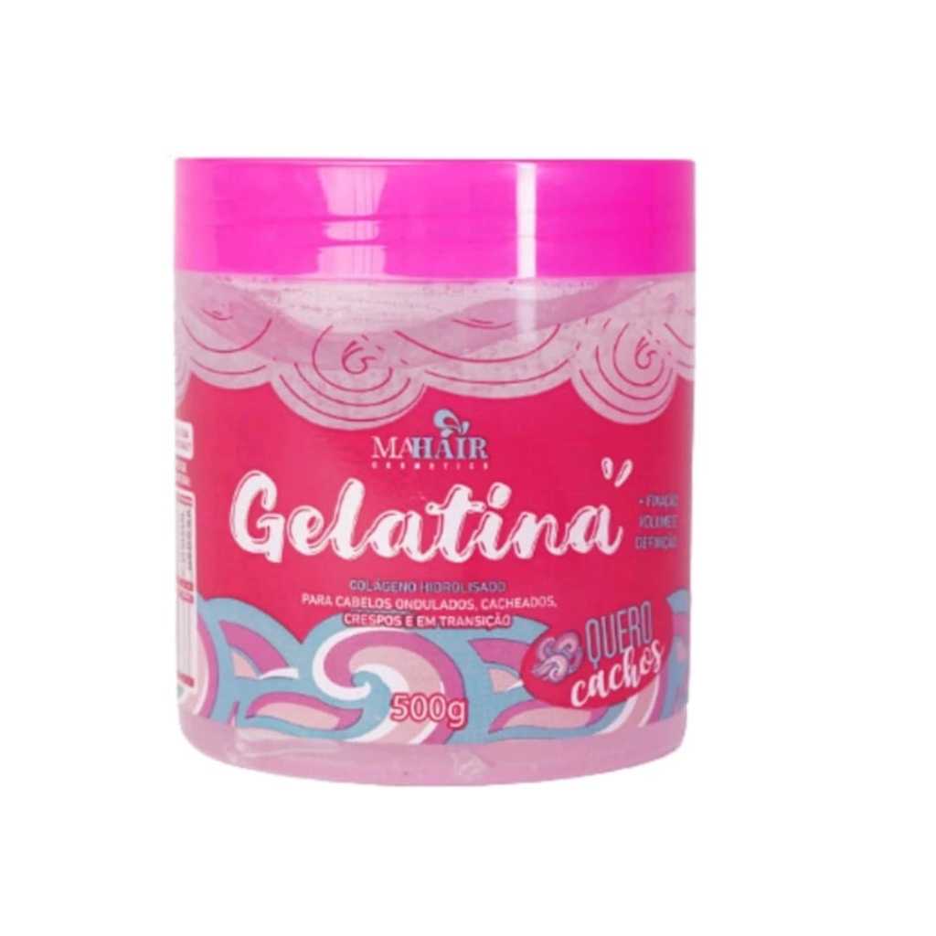 Gelatina Modeladora Quero Cachos Mahair 500g Promoção!