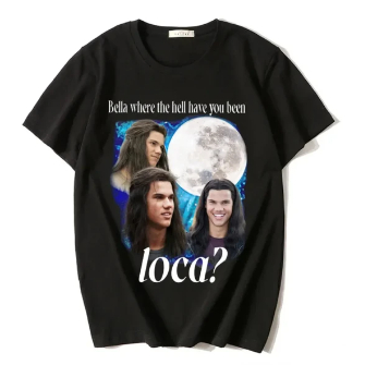 Camiseta Unissex Engraçada Filme Crepúsculo Simples Confortável Street Style em Oferta na Shopee