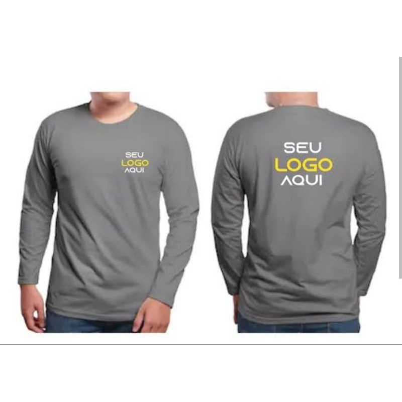 CAMISA TÉRMICA PROTEÇÃO SOLAR UV50+ MANGA LONGA SEGUNDA PELE PERSONALIZADA SUA LOGOMARCA, ARTE UNISSEX FARDAMENTO
