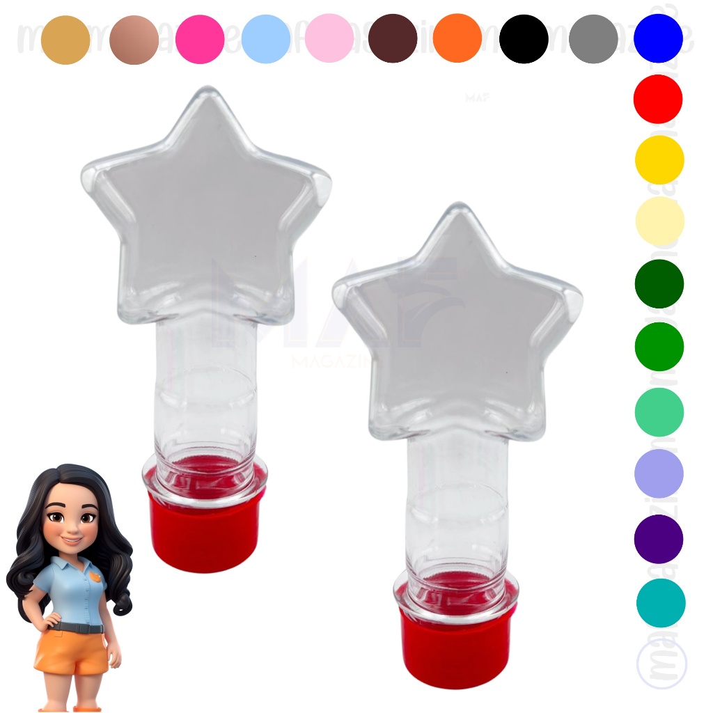 20 Tubete Estrela Festa Kit Lembrancinha Mario Bros Estrelinha Festa Estrelas em Oferta na Shopee
