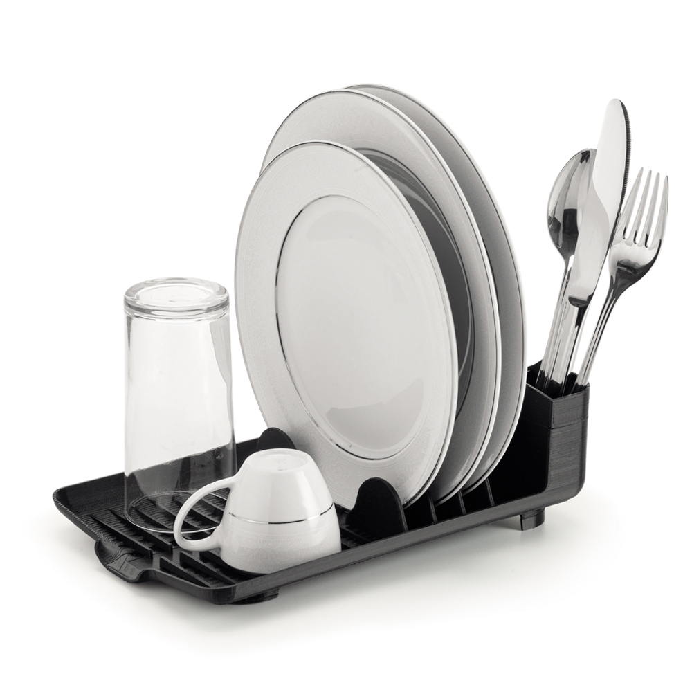 Escorredor De Louça Compacto 4 Pratos Talheres Copos Premium com Bica de Agua em Oferta na Shopee