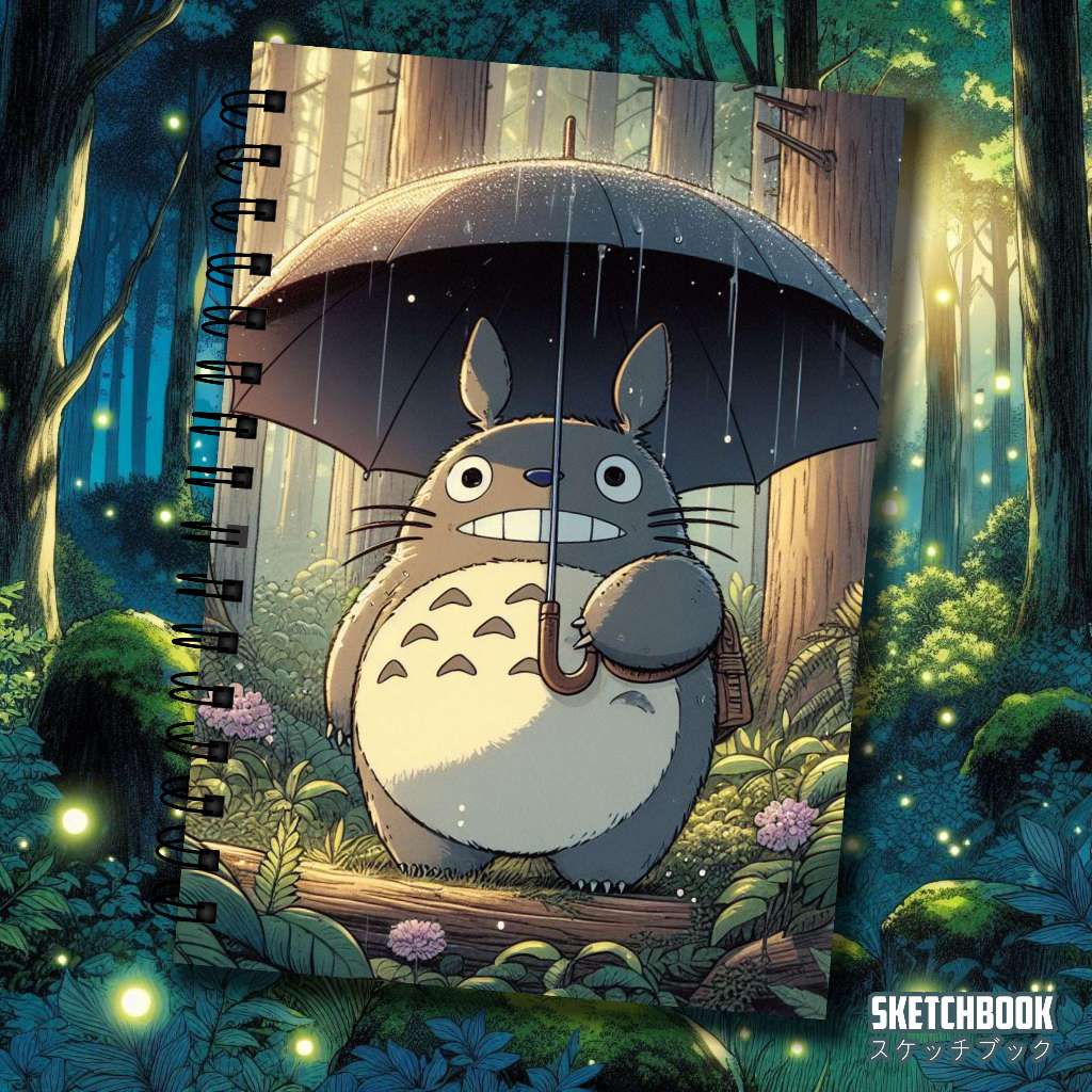 Sketchbook Totoro 90g / 180g / 240g Caderno Desenho Personalizado