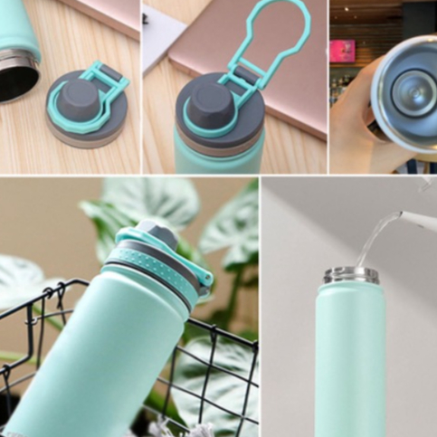 Garrafa Térmica de Água 800ml Espacial Com Isolamento Térmico De Grande Capacidade | Entrega Rápida em Oferta na Shopee