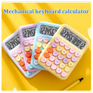 Calculadora científica portátil, botões mecânicos, ferramentas, profissional, adequada para negócios e escritório em Oferta na Shopee