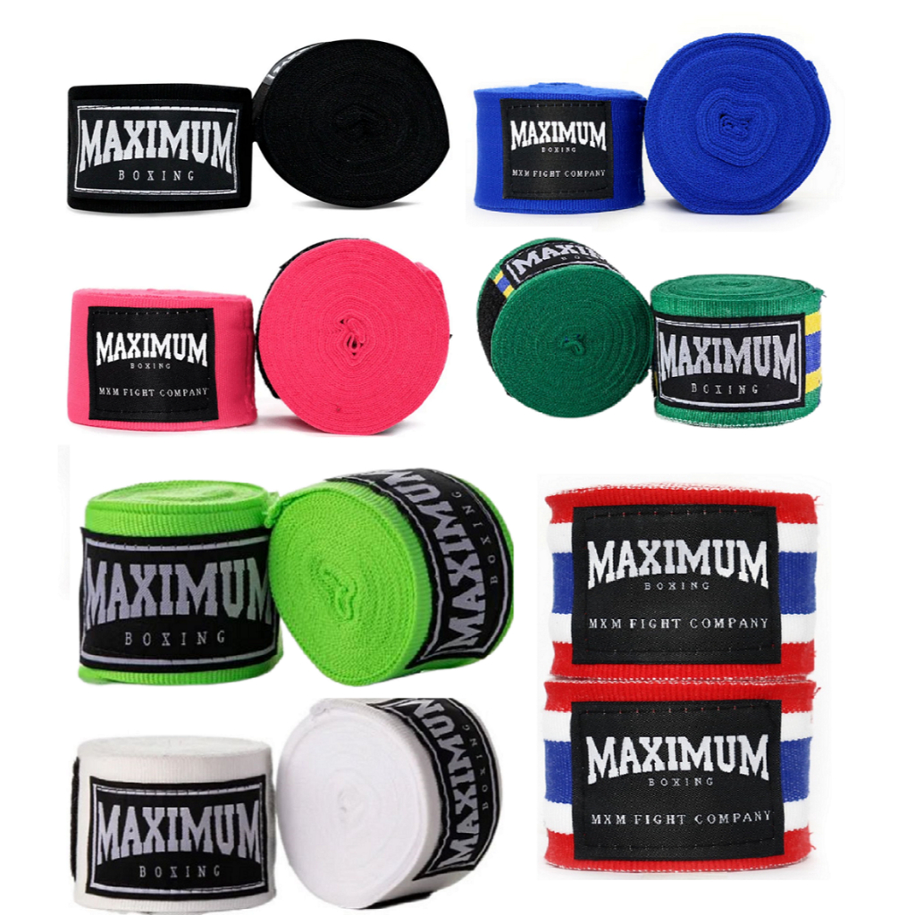 Par Bandagem Maximum Muay Thai Boxe Kickboxing em Oferta na Shopee