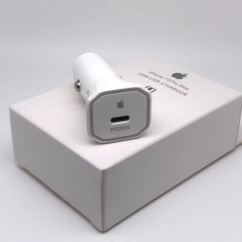 Carregador Veicular de iPhone Turbo 20w Carregador de carro PD Tipo C Turbo X Lightning para iPhone