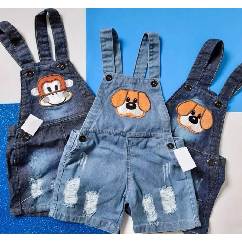 Jardineira ou Vestido jeans INFANTIL (0 a 5 anos) (masc e fem) Promoção!!!