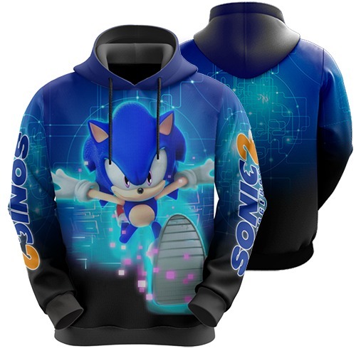 Blusa de Moletom Sublimado Super Sonic 240