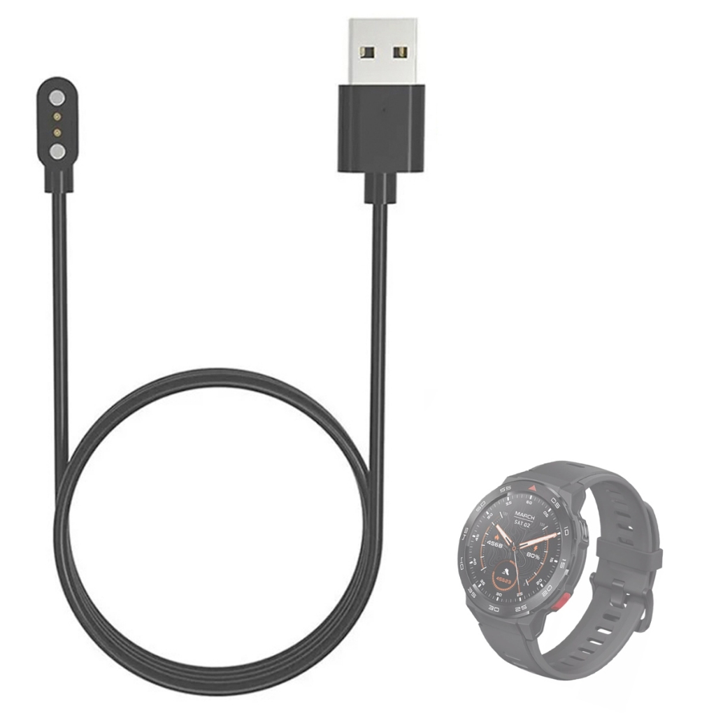 Carregador Usb Compatível Com Mibro GS PRO Redondo magnetico Magnético