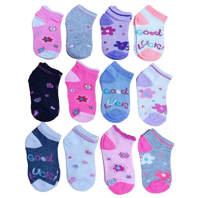 Kit 6/12 Pares de Meia Infantil Feminina Cano Curto Menina em Oferta na Shopee
