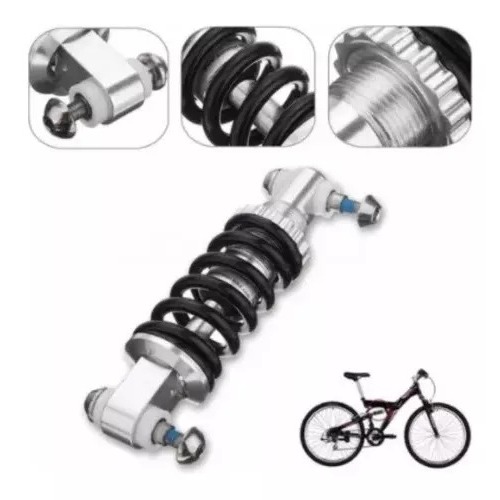 Suspensão Traseira Quadro Full Bike Mtb Mola Amortecedor Alu