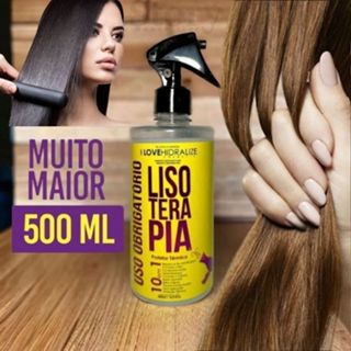 Spray Protetor Térmico 10 em 1 Defrizante Capilar Lisoterapia Finalizador Liso Extremo 500 ML em Oferta na Shopee