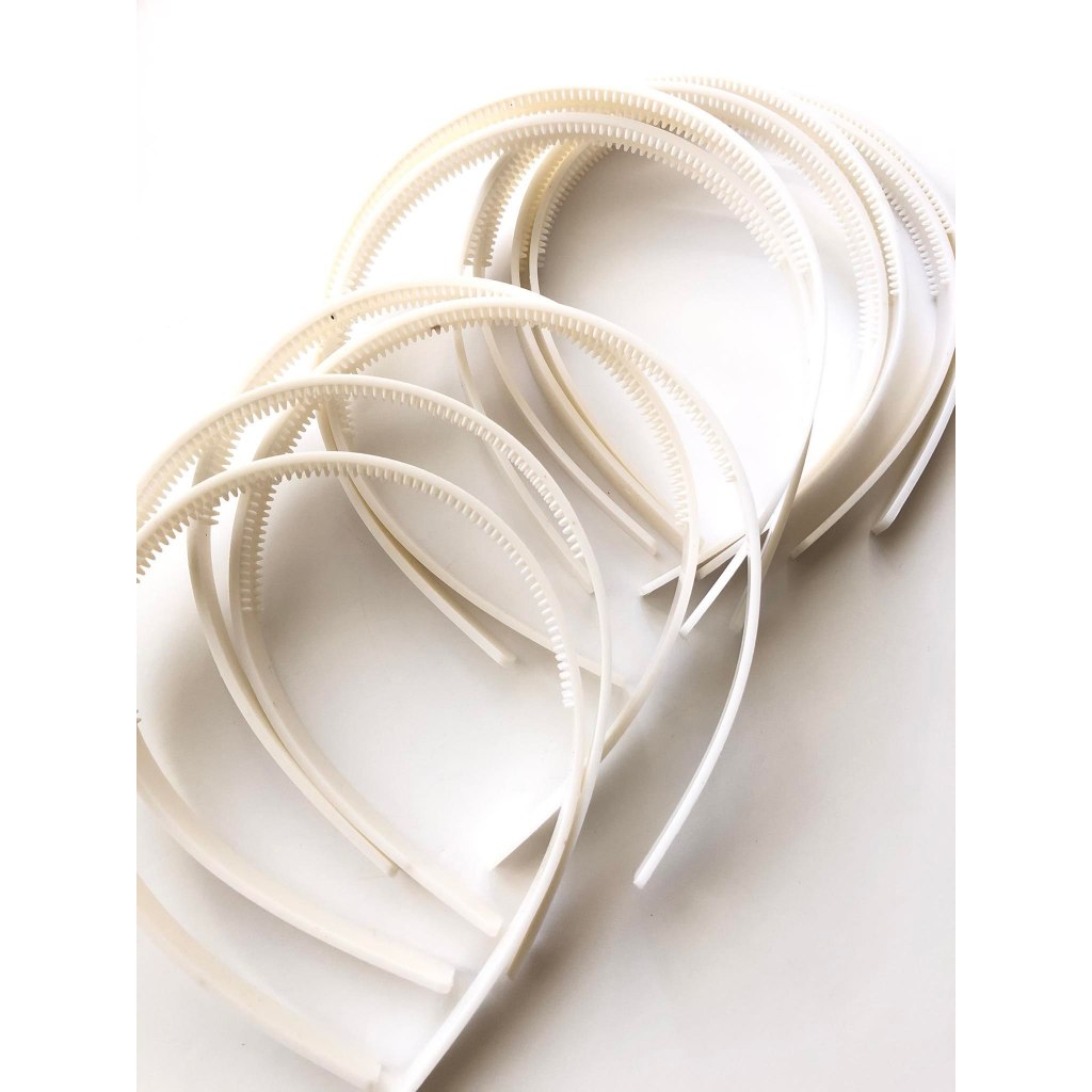 40 Tiaras Dentinho Importada Branca 1 cm