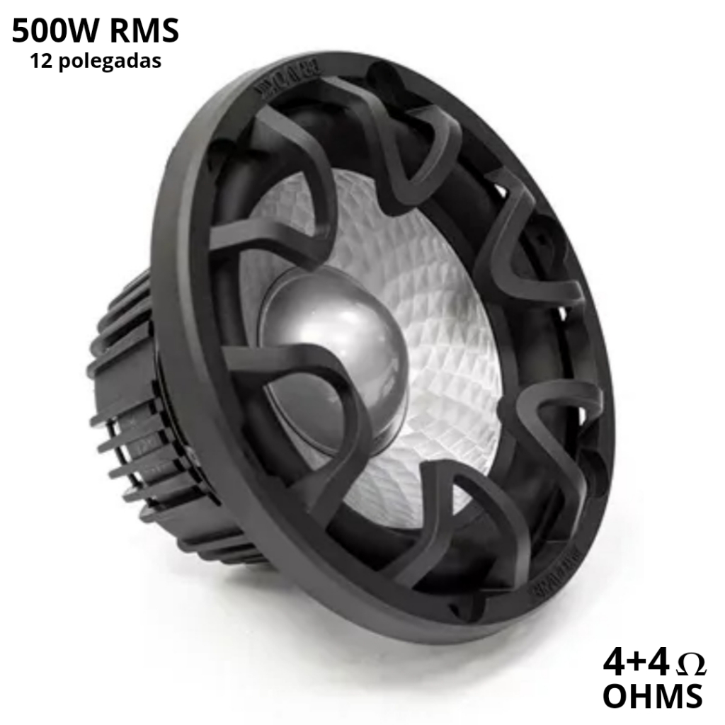 Alto falante 12 polegadas Subwoofer BRAVOX UXP12-D4 12" 500W RMS Bobina dupla 4+4 ohms em Oferta na Shopee