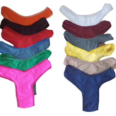Kit 06 calcinhas microfibra e algodão - calcinha adulto, íntima