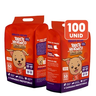 Tapete Higiênico Espaço De Bicho Shopito Oficial 100 Unidades Envio Imediato em Oferta na Shopee