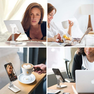 Suporte Ergonômico Dobravel Portátil Celular/Tablet - Ajustável Mesa/SUPORTE em Oferta na Shopee