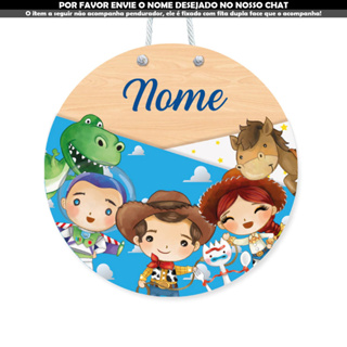 Enfeite Porta Maternidade Flamula Toy Story Desenho Woody Decoração Quarto Bebe em Oferta na Shopee