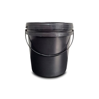 Balde Plástico Preto 3,6L Com Tampa Hermética Alça Plástica Para Multiuso Armazenagem Geral Líquidos em Oferta na Shopee