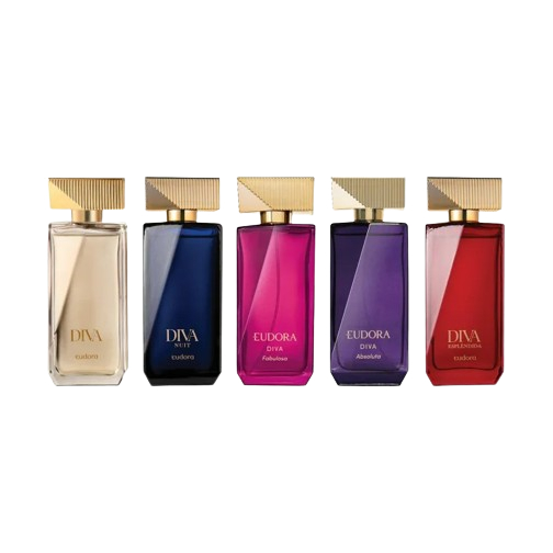 LINHA PERFUMARIA FEMININA EUDORA - DIVA - Á ESCOLHER em Oferta na Shopee