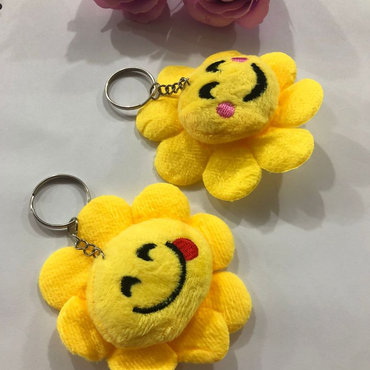 Kit 12 Chaveiro emoji pelúcia