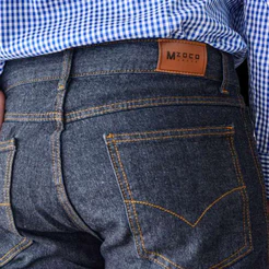 Calça Jeans de Serviço Masculina Básica Reta Tradicional Promoção de Trabalho Resistente