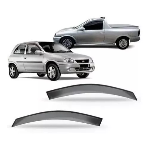 Jogo Calha De Chuva Corsa Hatch 94/01 Pick Up 94/03 2 Portas