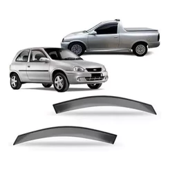 Jogo Calha De Chuva Corsa Hatch 94/01 Pick Up 94/03 2 Portas