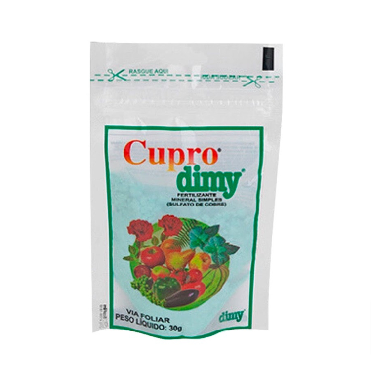 Cupro Dimy 30g - Fertilizante Mineral (Sulfato de Cobre)