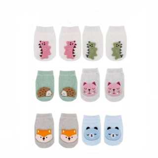 Meia Infantil Antiderrapante Para Bebê Soquete Buba em Oferta na Shopee