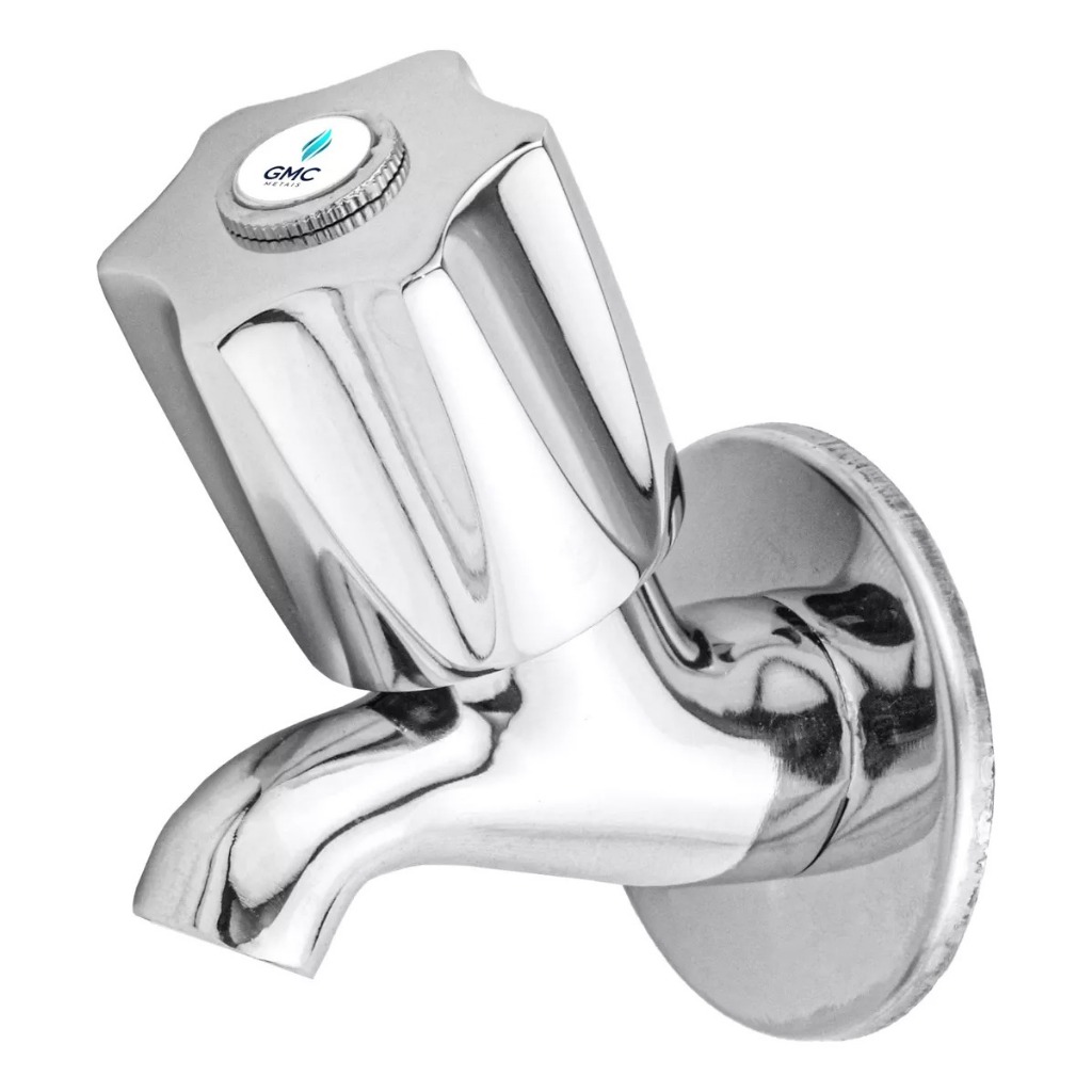 TORNEIRA PARA BEBEDOURO INDUSTRIAL PAREDE 1120 C-50 1/4 DE VOLTA METAL CROMADA