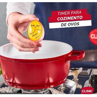 kit 2 Timer Ovo Cozido No Ponto Certo Ovo Mollet Temporizador Ovo Não Tóxico