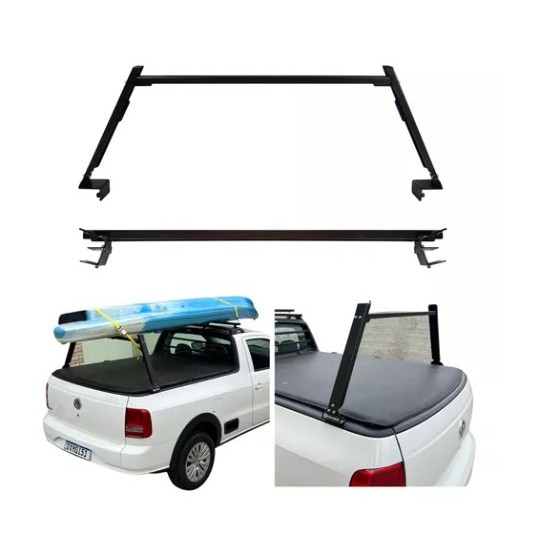 Rack De Caçamba + Rack Teto Saveiro Com Gancho G5 A G8