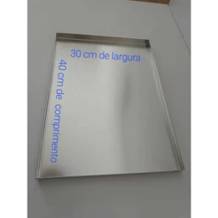 Assadeira Rocambole Em Flandres 40x30x2 De Altura