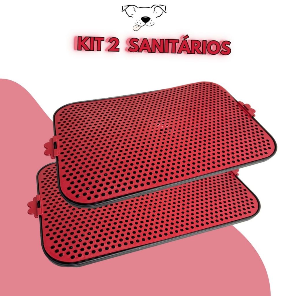 Kit xixi dog Sanitário Canino Pet Tapete Higiênico Para Cães