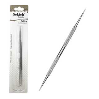 1 Palito De Unha Aço Inox Pontas Finas Esterilizável em Oferta na Shopee