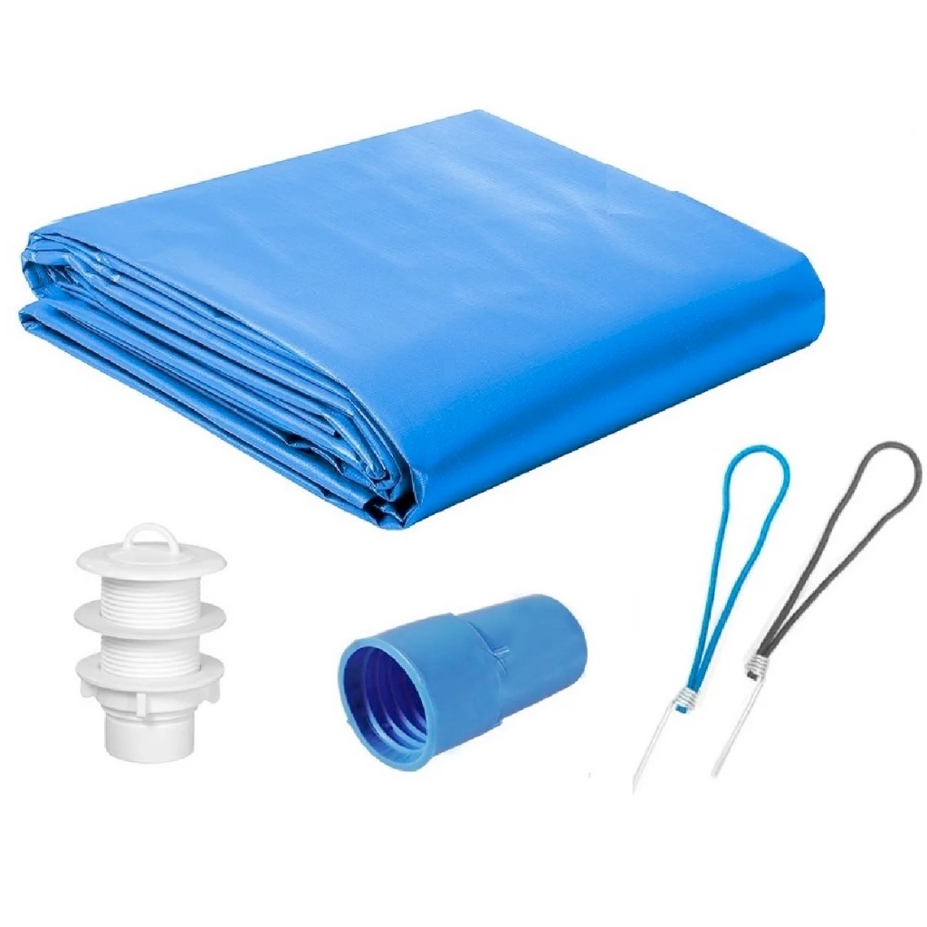 Capa Piscina Lona 3x4m (4x3) Dreno 14 Pino 300 Micra CapaKit
