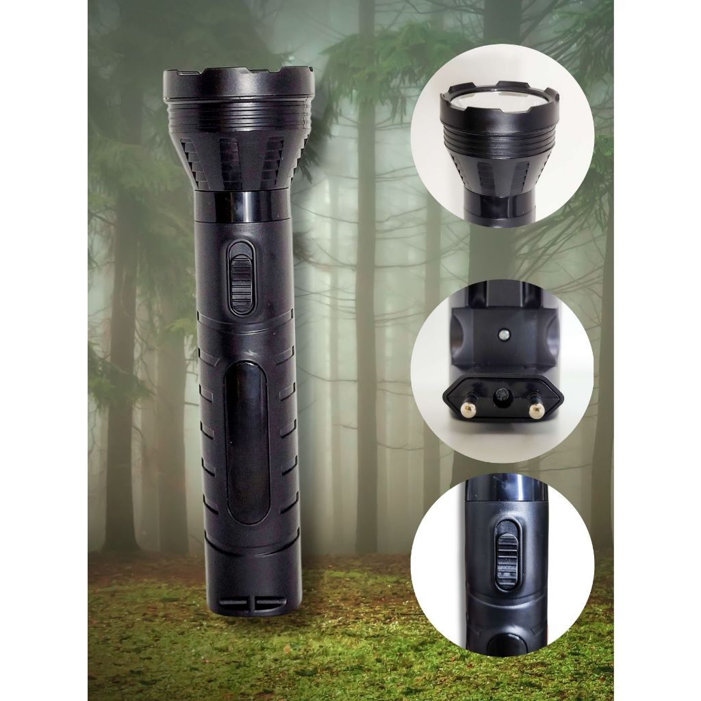 Lanterna Super Potente  Tática Mais Forte Do Mundo Potente Sitio Fazenda Acampamento Camping Segurança