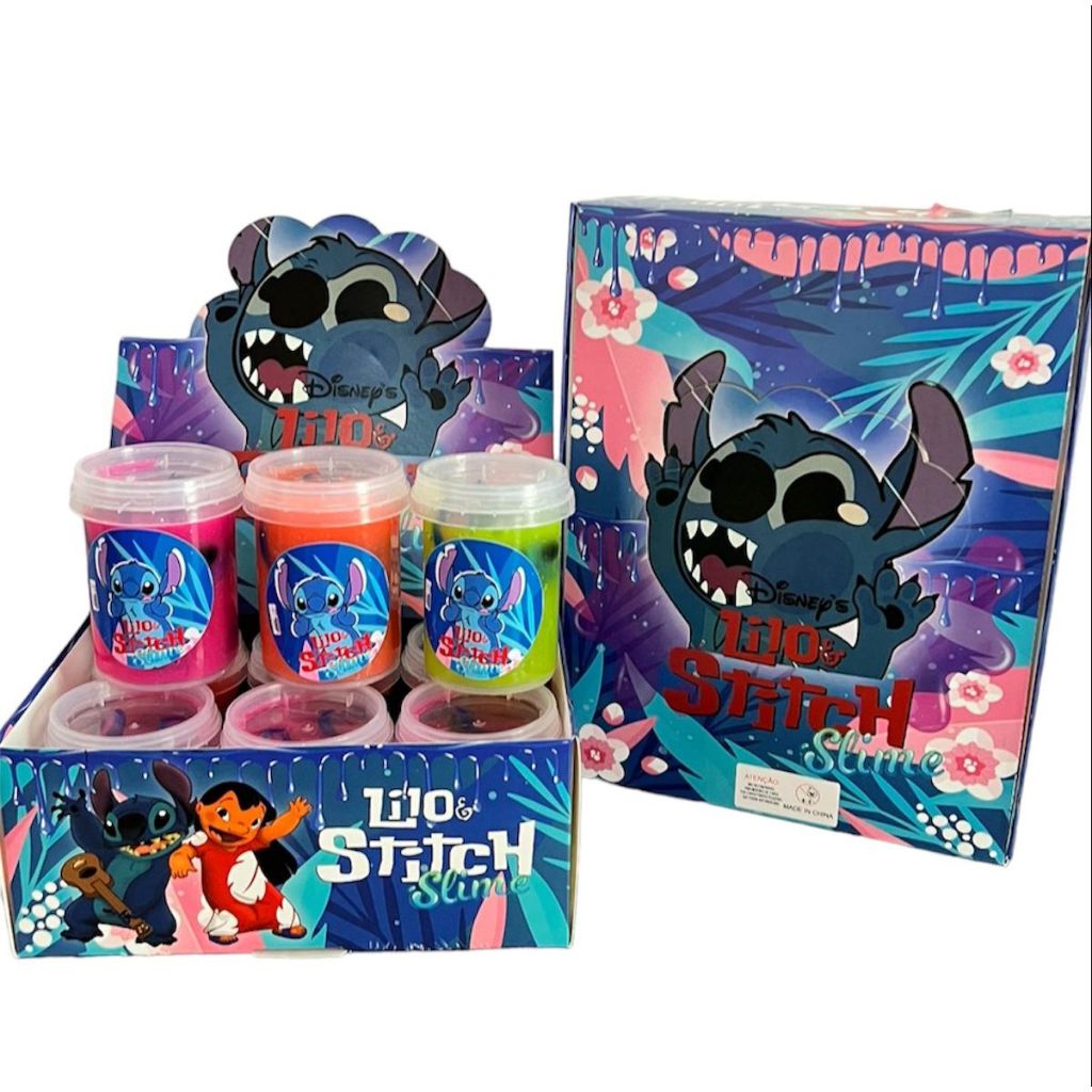 12 Slime L.Stitch com SURPRESA ( ENVIO IMEDIATO)
