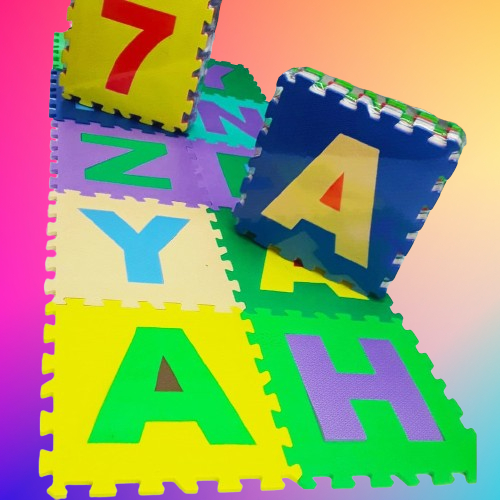 Tapete De Eva De 2 Linha, Com 9 Peças 28x28 8mm, ( Estampas Aleatorias ) em Oferta na Shopee