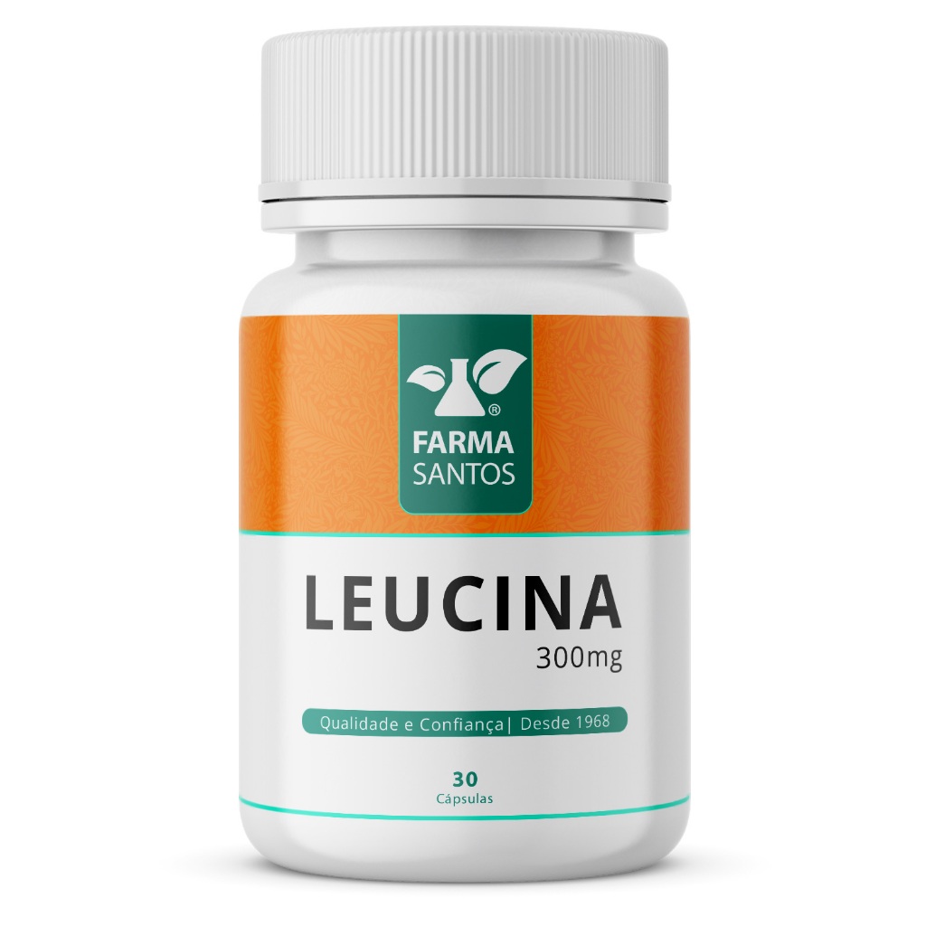 Leucina 300mg 30 Cápsulas