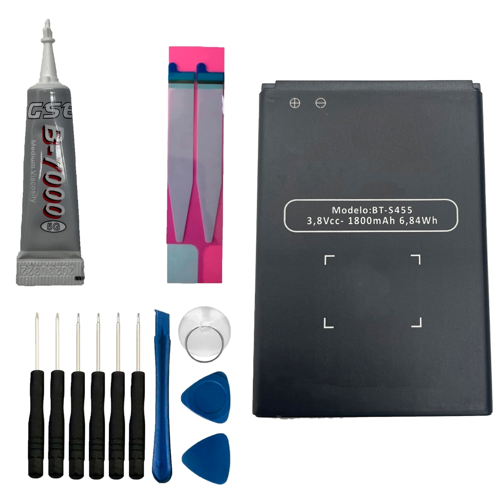 Kit Reparo + Bat. BT-S455 Compativel com Positivo Selfie