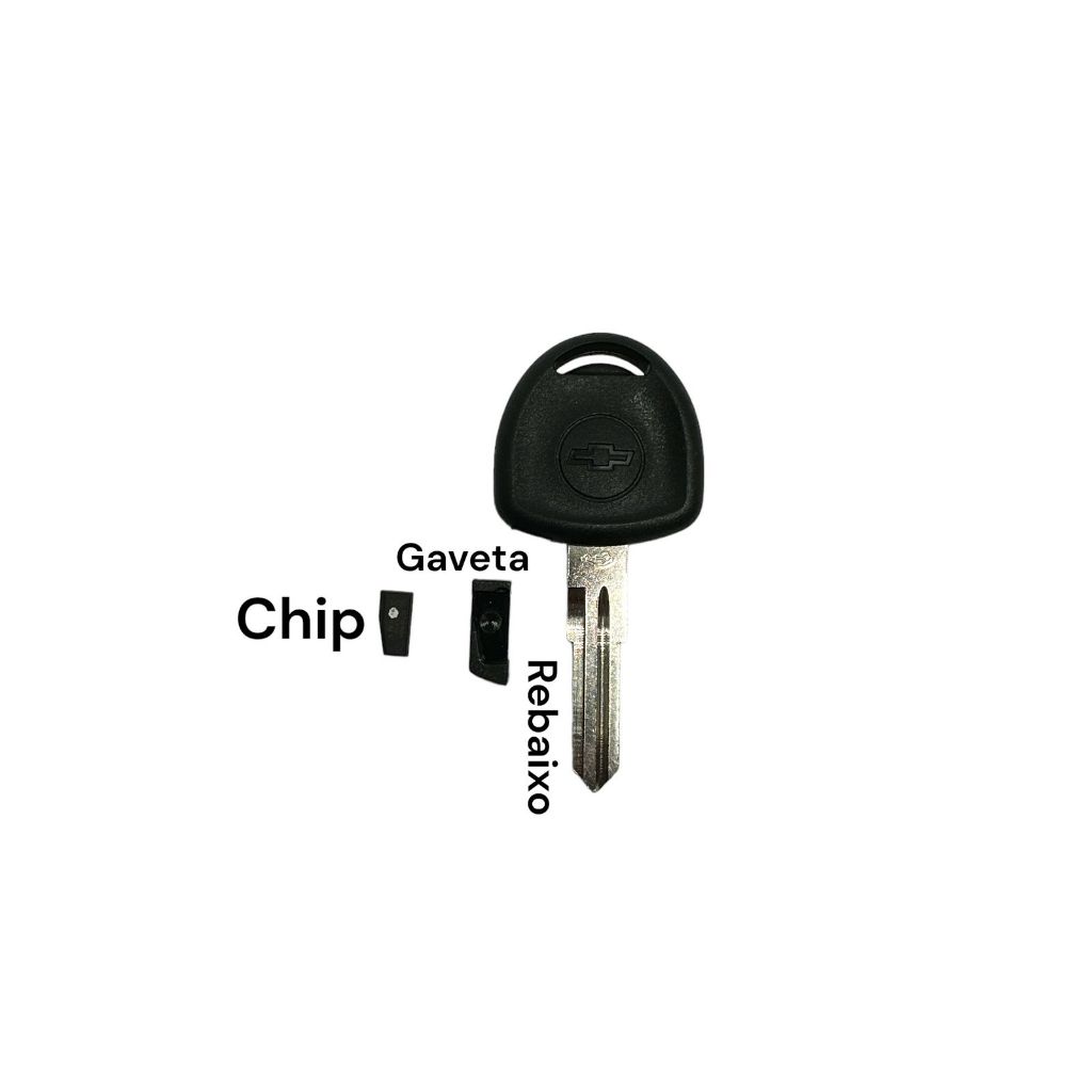 Chave Reserva Celta corsa prisma Com Chip