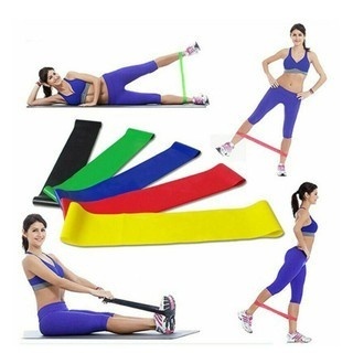 Kit 10 Faixas Elásticas Mini Band Para Exercícios Em Casa com 5 Níveis de Resistência Alta Performance em Oferta na Shopee