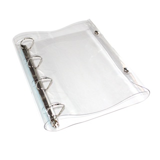 Capa Caderno Argolado Fichário Universitário Cristal em Oferta na Shopee