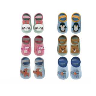 Meia Sapatilha Antiderrapante Para Bebê 6-12m 1-3 anos Buba em Oferta na Shopee