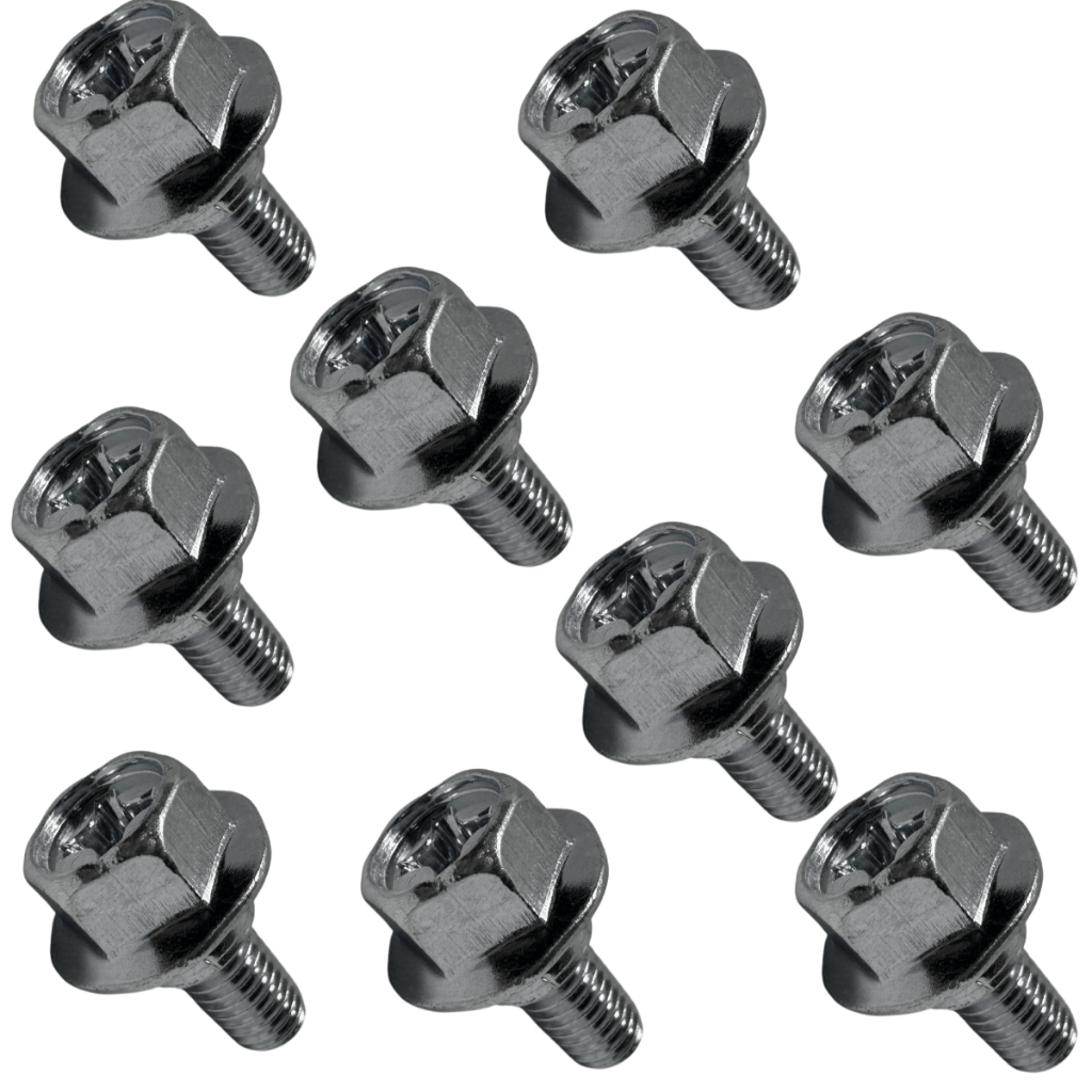 Parafuso Tampa Lateral Cromado Cg Titan Fan Cargo Start 6x14mm Carenagem Lateral Aba Tanque Nxr Bros 125 150 160 Cb300 Biz 110 125 Kit 10 Unidades Stilo